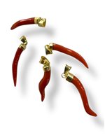 Pendente Mandile 1922 Coralli in Argento Corallo 2MCORC04D - 2MCORC04D